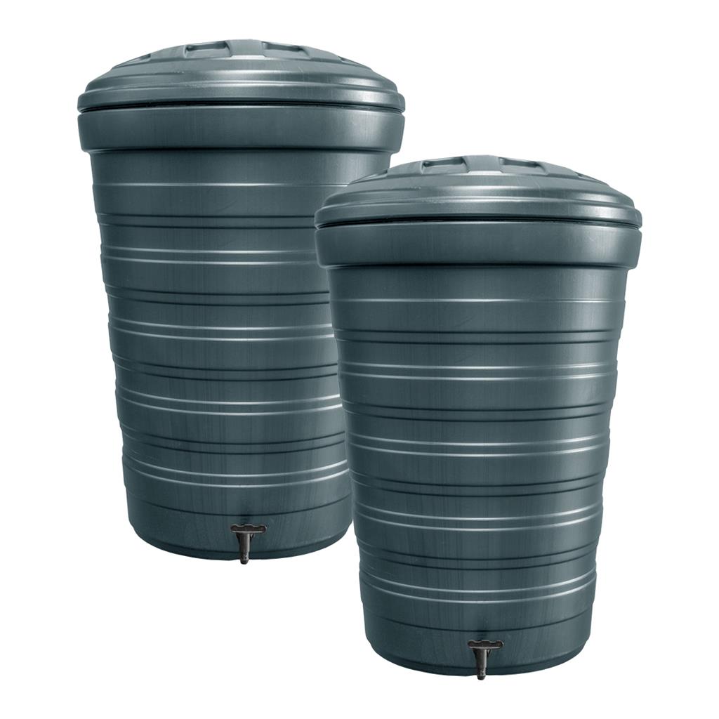 200L Stackable Water Butts - Set of 2