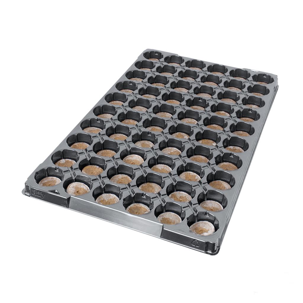 Jiffy-7 Plugs - 60 Cell Filled Trays - Box of 28