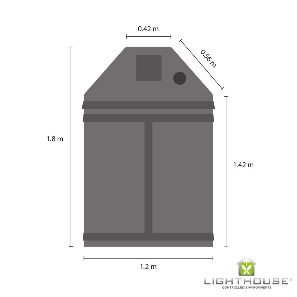 LightHouse LOFT 1.2m² Tent - 1.2m x 1.2m x 1.8m