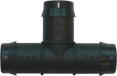 19mm - Connecteur T cannelé - Pack de 25