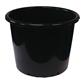 Round Black 10L Pot