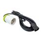 LUMii Heavy Duty Cord Set Casquillo + Cable IEC 4m